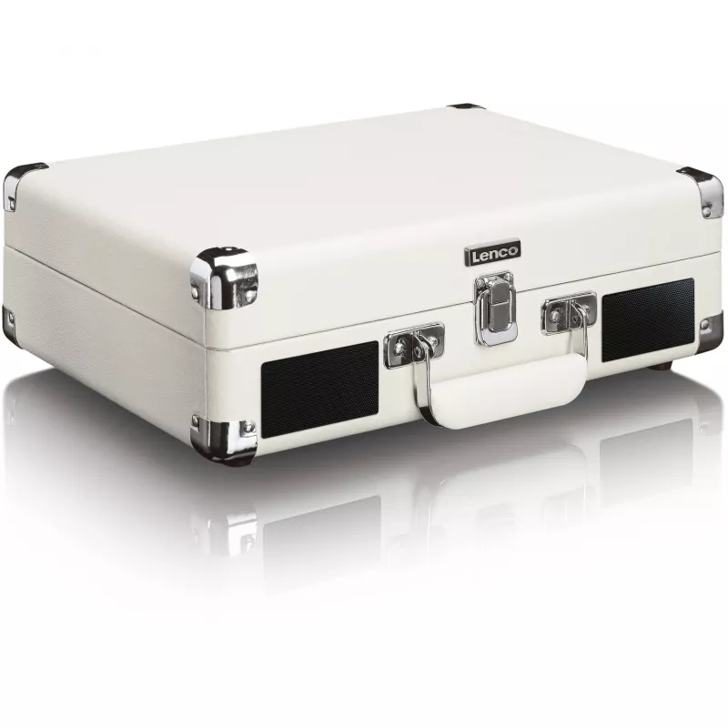 Lenco TT-115CR πικάπ με ιμάντα, Bluetooth, USB-A, υποδοχή ακουστικών 3,5 mm, 4 W RMS, κρεμ