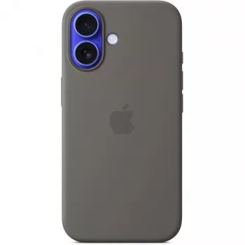 Θήκη Apple iPhone 16 Θήκη Σιλικόνης με MagSafe Πέτρινο Γκρι