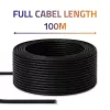 Καλώδιο δικτύου UTP QOLTEC CAT6 100 m μαύρο