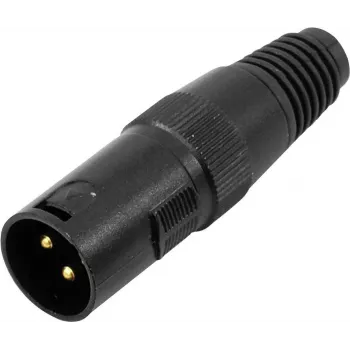 Σύνδεσμος XLR 3-πολικός Omnitronic 30208430 – σύνδεσμος ήχου αρσενικό/θηλυκό, 3-πολικός