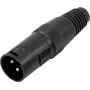 Σύνδεσμος XLR 3-πολικός Omnitronic 30208430 – σύνδεσμος ήχου αρσενικό/θηλυκό, 3-πολικός