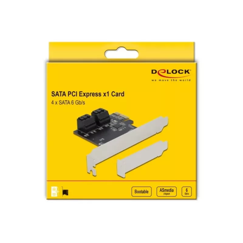 Κάρτα SATA PCI Express x1 DeLOCK 90010 μορφότυπος Low-Profile