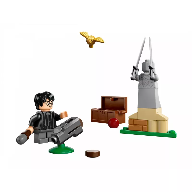 LEGO Harry Potter σετ 30706 Quidditch-Unterricht με μινιατούρες Harry και Draco
