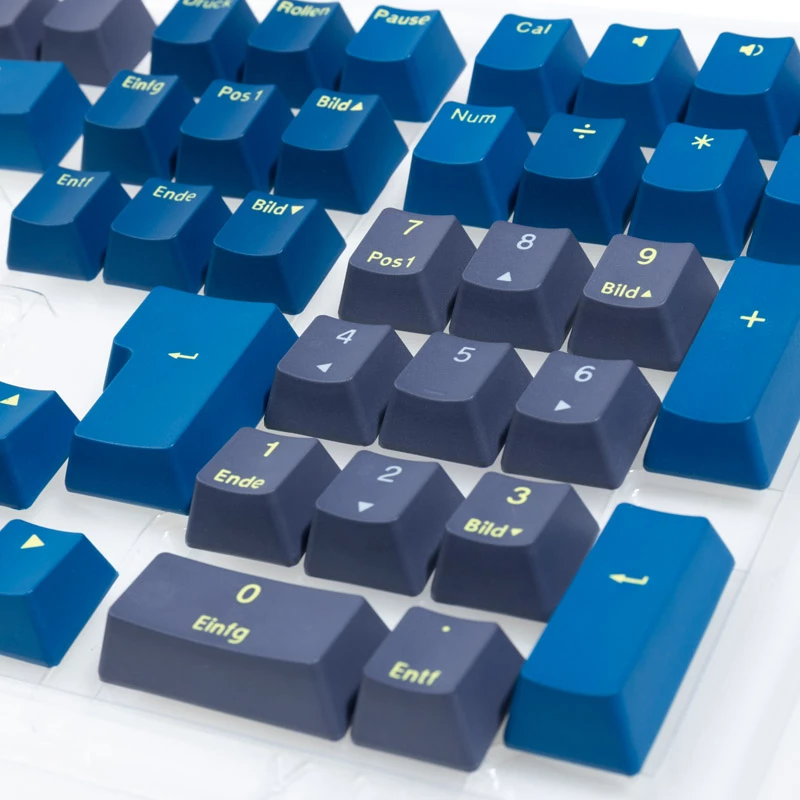 Σετ keycaps Ducky PBT Double-Shot Daybreak — διάταξη DE