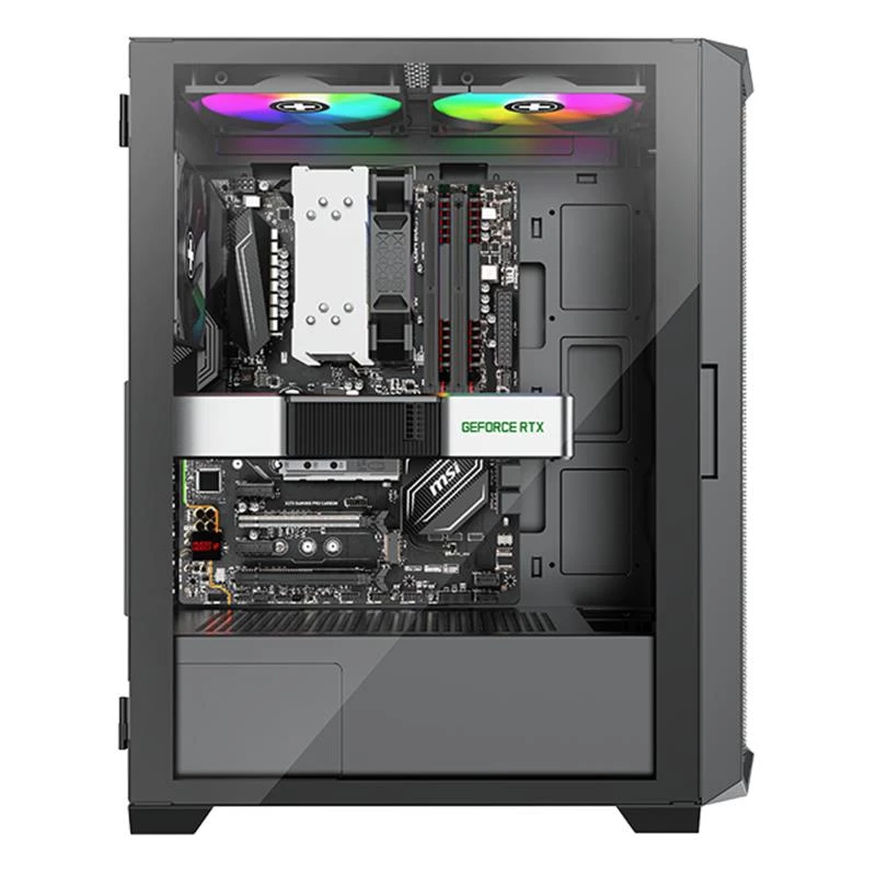 Κουτί|XILENCE|ATX/micro ATX/Mini-ITX|Μαύρο|Midi Tower|PC|XG161