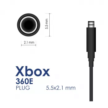 Akyga AK-PD-12 Τροφοδοτικό για Xbox 360 E, 12 V / 9,6 A + 5 V / 1 A, 120 W