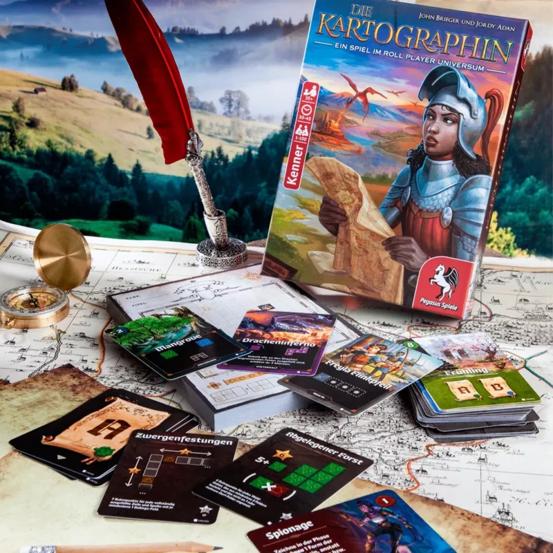 Pegasus Spiele Die Kartographin Επιτραπέζιο παιχνίδι