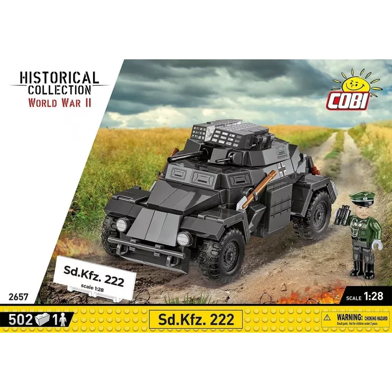 Cobi Blocks Sd.Kfz 222 κιτ μοντελισμού COBI-2657 — 502 τουβλάκια