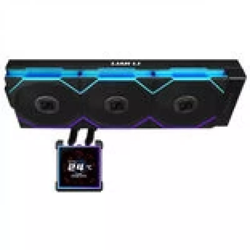 AiO υδρόψυκτος επεξεργαστής lian li HydroShift II LCD-S 360mm με RGB και οθόνη LCD