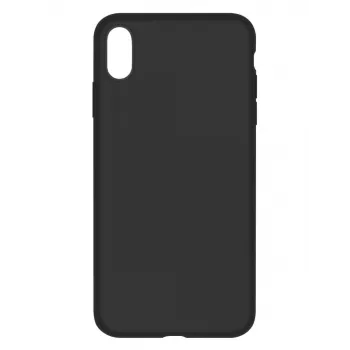 Θήκη προστασίας από σιλικόνη Devia για iPhone XS Max (6,5 ίντσες, μαύρο)