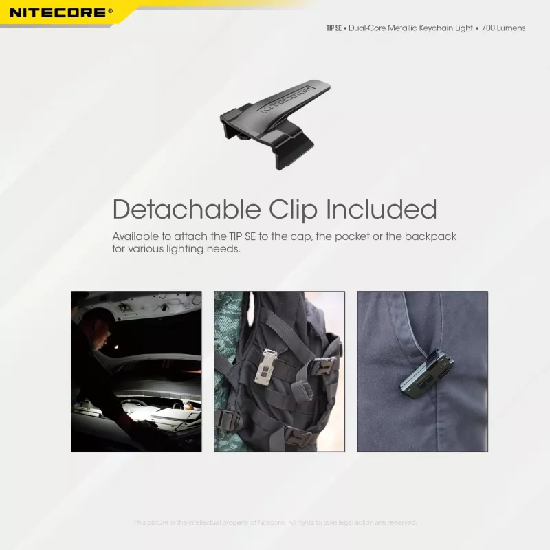 Nitecore TIP SE Μαύρος Φακός χειρός LED