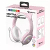 Ακουστικά Subsonic Spectra LED Gaming Headset Sweety ροζ