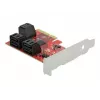 Κάρτα SATA PCI Express x4 DeLOCK 6 θυρών Low Profile