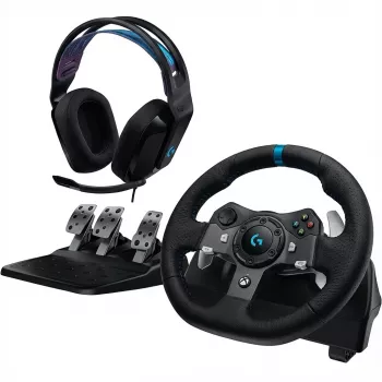 Logitech G G920 - Σετ τιμονιού και πεντάλ - Ενσύρματο (991-000551)