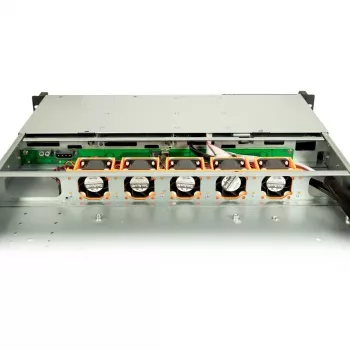 Inter-Tech IPC 1U-1404 Rack Μαύρο, Ανοξείδωτο χάλυβας