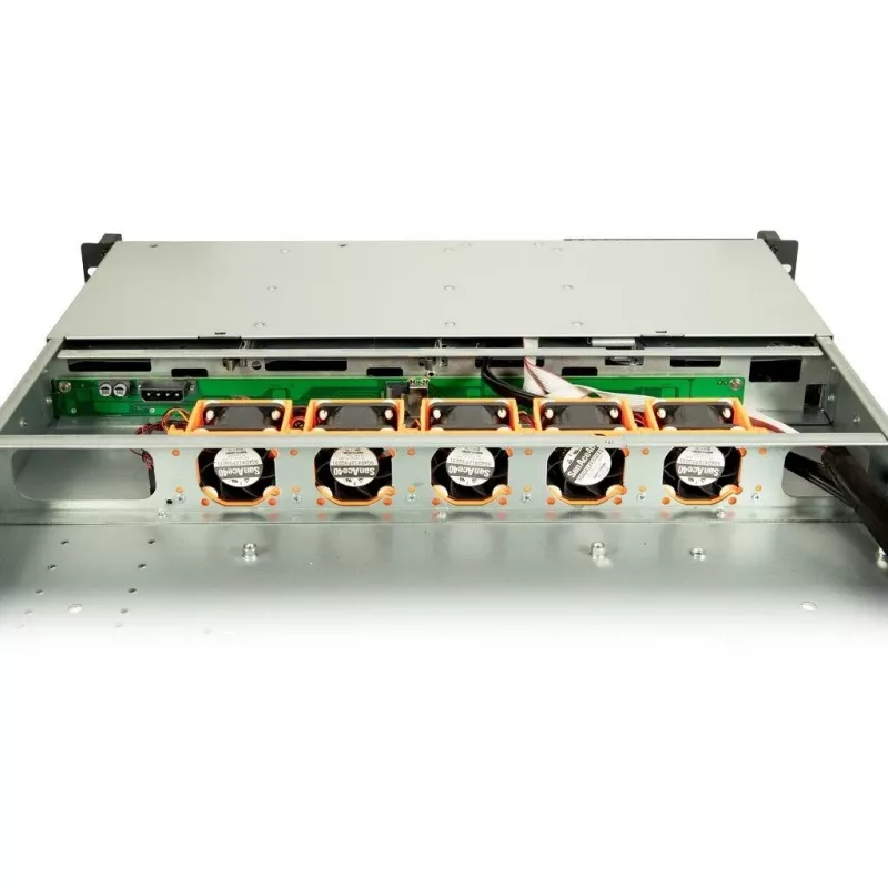 Inter-Tech IPC 1U-1404 Rack Μαύρο, Ανοξείδωτο χάλυβας