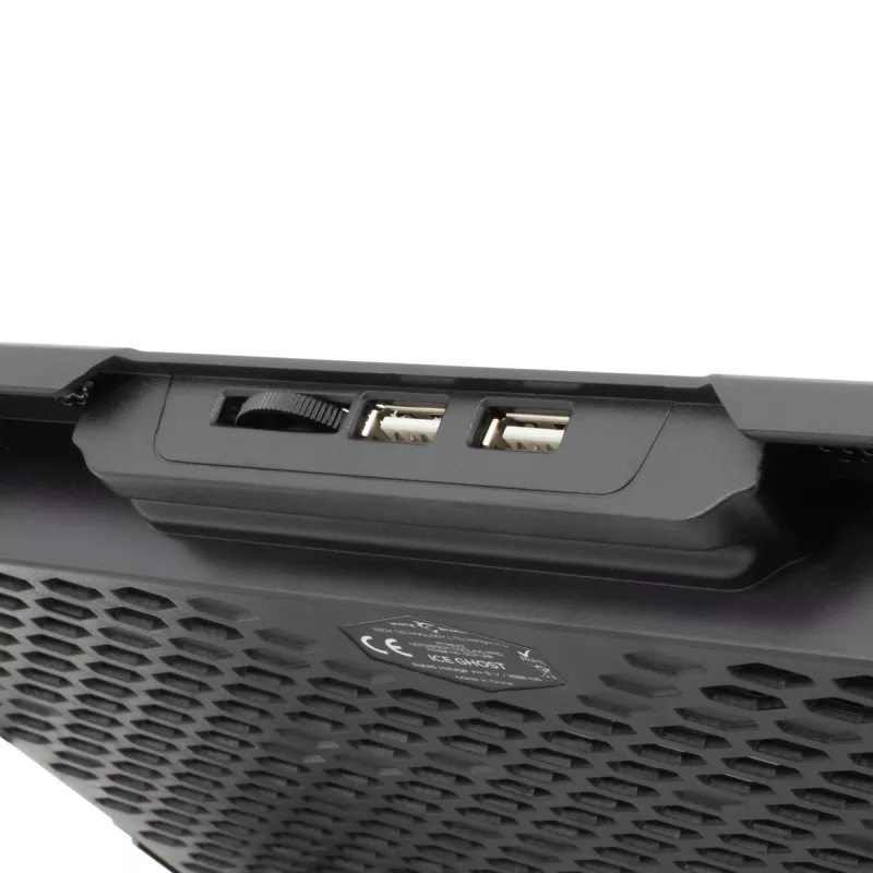 Βάση ψύξης laptop White Shark GCP-20 Ice Ghost — ελαφρύ, ανθεκτικό, μοντέλο ICE-GHOST
