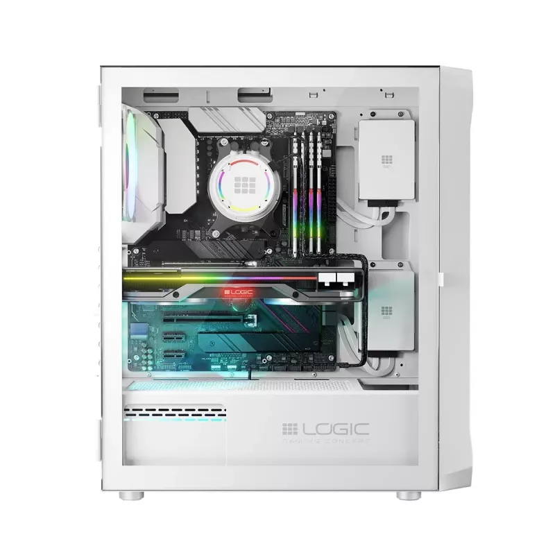 Κουτί υπολογιστή Logic PORTOS ARGB MINIDI USB 3.0 Λευκό