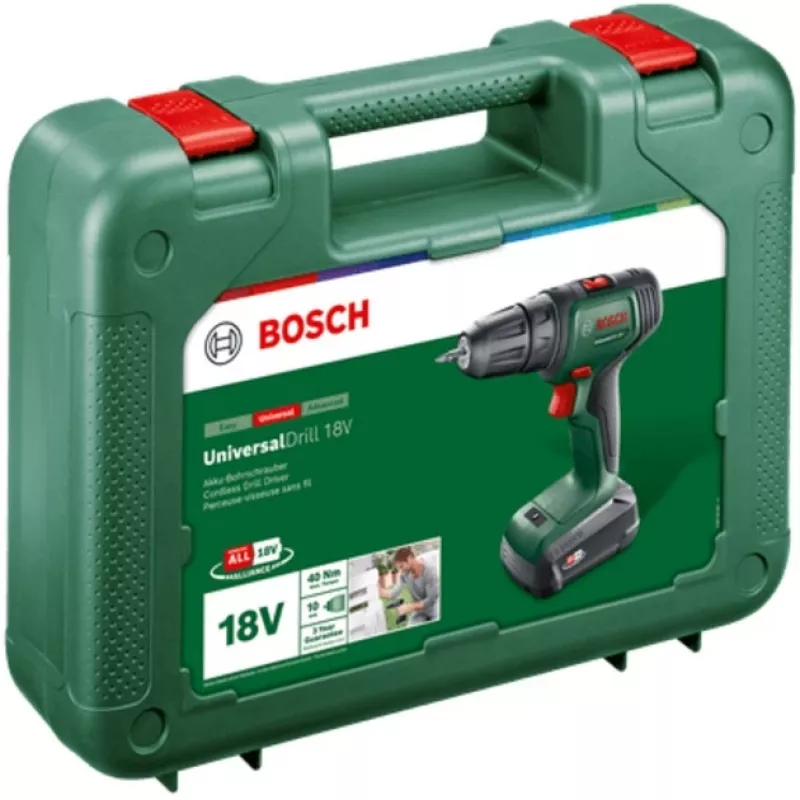 Μπαταριοκίνητο δραπανοκατσάβιδο Bosch Powertools UniversalDrill 18V