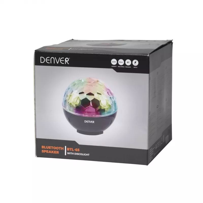 Φορητό ηχείο Bluetooth Denver BTL-65 μαύρο