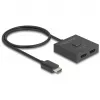 Διακόπτης HDMI DeLOCK 18901 144Hz μαύρο πλαστικό 55x55x15mm
