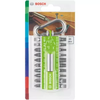 Bosch Σετ 21 τεμ. κατσαβιδιού-μυτών, Torx/Phillips/Pozidriv/Hex/ίσιο (2607002823)
