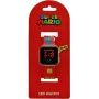 Παιδικό ρολόι χεριού LED Kids Euroswan Super Mario κόκκινο ψηφιακό παιδικό ρολόι με οθόνη LED