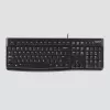 Logitech Desktop MK120 Combo, μαύρο, ενσύρματο, ελβετικό layout, 920-002504