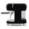 SMEG 50's Style ECF02BLEU μηχανή espresso, 15 bar, μαύρη