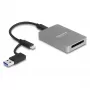DeLOCK Αναγνώστης καρτών USB Type-C CFexpress XQD Αλουμίνιο Γκρι 10000 Mbit/s