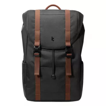 Σακίδιο πλάτης για laptop Tomtoc VintPack-TA1, χωρητικότητα 22 L, κατάλληλο για έως 15,6 ίντσες (μαύρο)