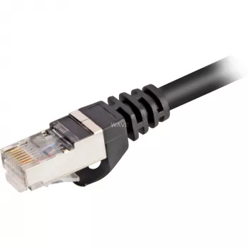 Καλώδιο δικτύου Sharkoon 0,25m Κατ.6 RJ-45 S/FTP Μαύρο