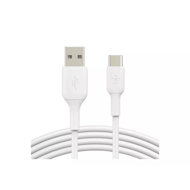 Καλώδιο USB Belkin CAB001BT2MWH 2m USB A σε USB C Λευκό