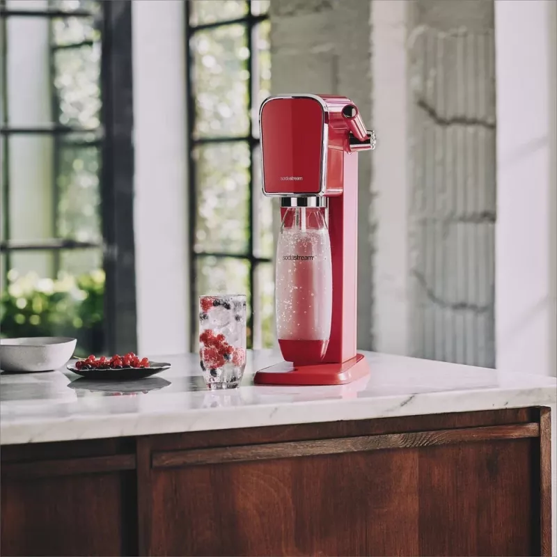 Συσκευή σόδας SodaStream Art Mandarin Red 1L Φιάλη ανθράκωσης