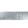 CHERRY KC 6000 λεπτό FOR MAC Πληκτρολόγιο Office USB QWERTZ Γερμανικό Ασημί