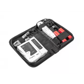 Σετ εργαλείων δικτύου LANBERG tester απογυμνωτής πρέσα crimp NT-0301 – υποστήριξη βύσματος RJ-12