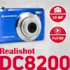 Agfa Photo DC8200 Μπλε + Τσάντα + Κάρτα SD 16 GB