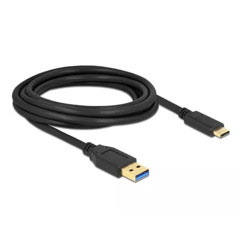 Καλώδιο USB DeLOCK SuperSpeed USB 3.2 Gen 2 Type-A σε Type-C 3 m
