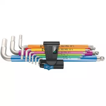 Σετ μετρικών κλειδιών άλεν HEX-PLUS, 9 τεμ.