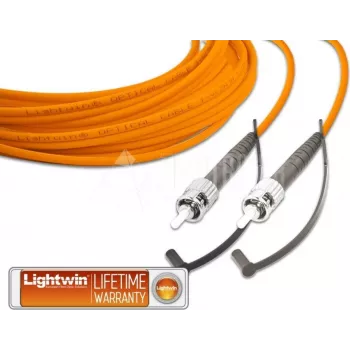 Lightwin υψηλής ποιότητας simplex καλώδιο patch οπτικών ινών, MM OM2, ST - ST καλώδιο patch οπτικών ινών (LSP-50 ST-ST 10.0)