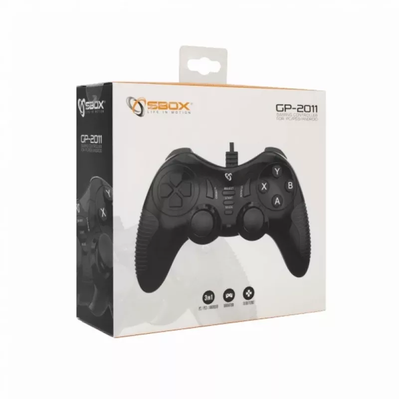 Sbox GP-2011 Gamepad για PC/PS3/Android TV