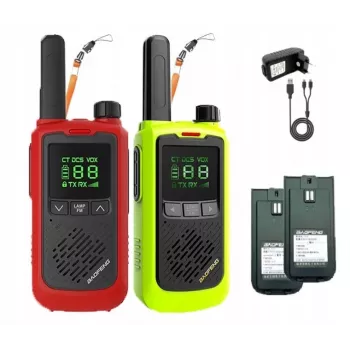 Baofeng BF-T17 σετ walkie-talkie, 2 τεμ., πράσινο