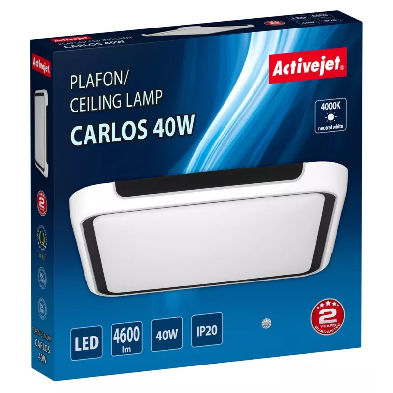 Activejet LED φωτιστικό οροφής AJE-CARLOS 40W