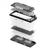 Akko Monsgeek M1 V5 ISO Barebone-Kit - λευκό φως σελήνης