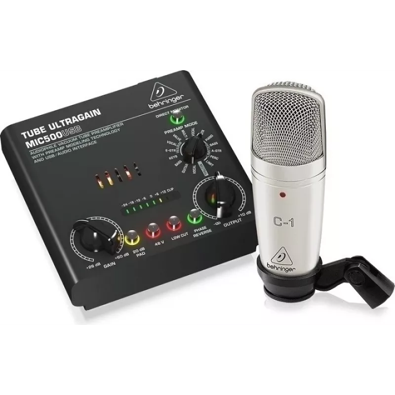 Μικρόφωνο Behringer Voice Studio - Κιτ ηχογράφησης και podcasting