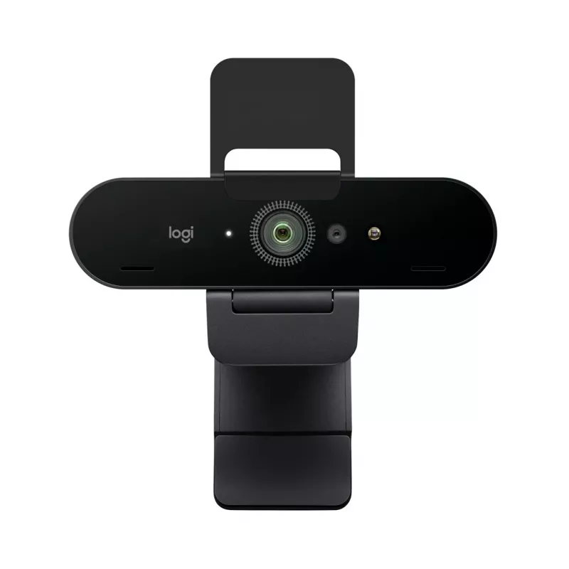 Logitech BRIO 4K Ultra HD Pro κάμερα web 960-001106, 4096x2160, HDR, RightLight 3, ψηφιακό ζουμ 5x, αυτόματη εστίαση, USB 3.0 (USB-C), μαύρη