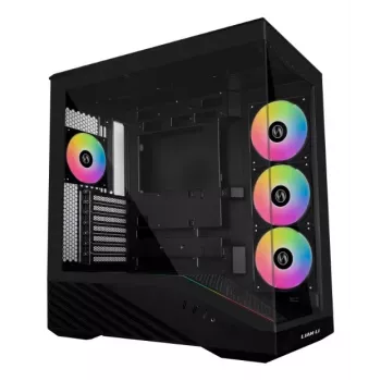 Lian Li Vector V100 G99.V100RX.00 κουτί υπολογιστή Midi Tower, ATX, RGB, tempered glass, μαύρο