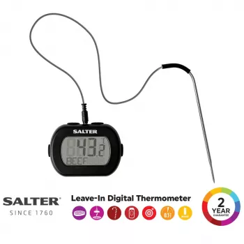 Ψηφιακό θερμόμετρο άμεσης ανάγνωσης Salter 515 BKCR, αδιάβροχο, για τρόφιμα