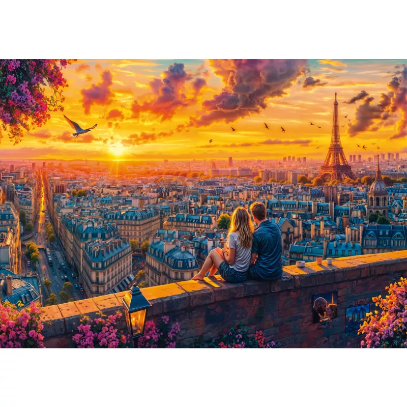 Παζλ, Schmidt Spiele Parisian Rooftop Whispers — 1000 τεμ.
