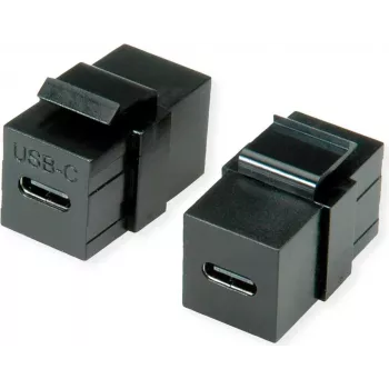 VALUE USB Type-C Keystone module, μαύρο (25.99.8210)